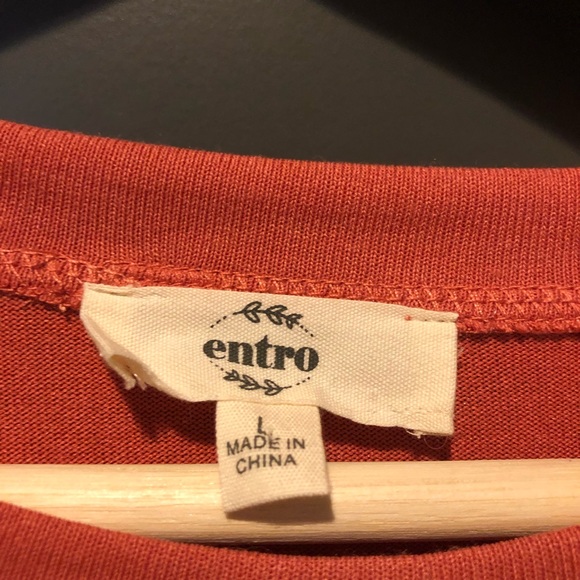 Long sleeve orange tunic - Picture 3 of 3